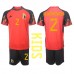 Billige Belgien Toby Alderweireld #2 Børnetøj Hjemmebanetrøje til baby VM 2022 Kortærmet (+ korte bukser)